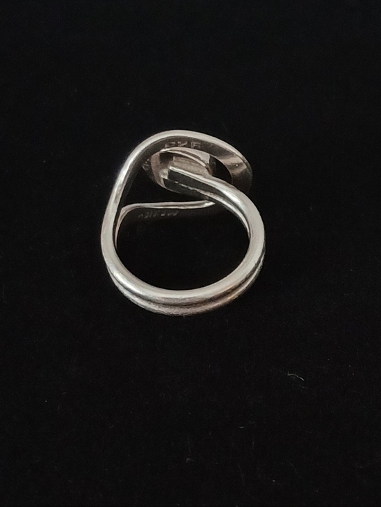 Vtg Mexico Silver 925 Orbital Design Ring Size 6.5 - Picture 4 of 6